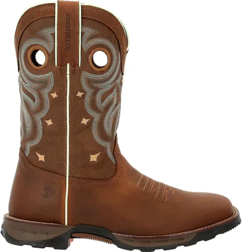 Miniatura 7 de Durango Maverick Botas de trabajo impermeables para mujer, Bronceado (Rugged Tan)