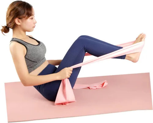 Miniatura 5 de Yardwe Cinturón de estiramiento para ejercicio, 8 unidades, para entrenamiento, yoga, bandas de resistencia, deportes, fitness, elástico