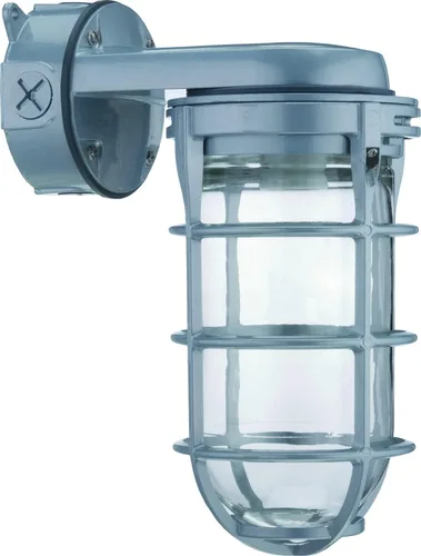 Miniatura 9 de Lithonia Lighting VC150I M12 - Aplique de luz para montaje en techo hermético al vapor incandescente, color gris, VC150I M12, 150watts, 120 volts