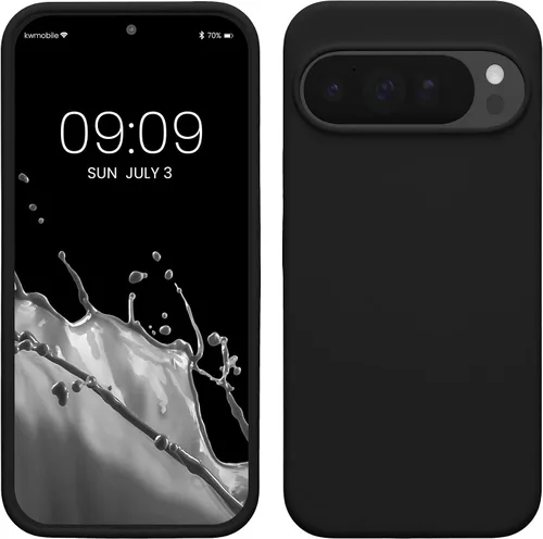 Miniatura 314 de kwmobile Funda Compatible con Google Pixel 6 Pro - Funda de teléfono de silicona TPU con acabado suave - Azul Arrecife