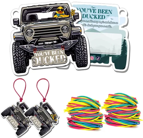 Miniatura 17 de You've Been Ducked - Tarjeta de juego, tarjeta de juego para Jeep o SUV, etiquetas de pato, pato de goma para etiquetas, diseño de automóvil de 4 4