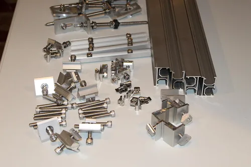 Miniatura 2 de Kit de montaje de panel solar de techo de estaño para 2 paneles solares, con abrazaderas, montaje en techo de estaño y rieles de aluminio de 88