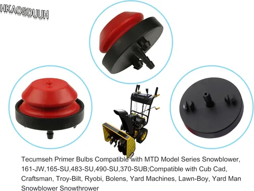 Miniatura 4 de 951-10888A 570682A 951-10639A Bombilla de imprimación compatible con Craftsman MTD Cub Cadet Troy Bilt Yard Machine 951-10888B 751-10888 951-10888