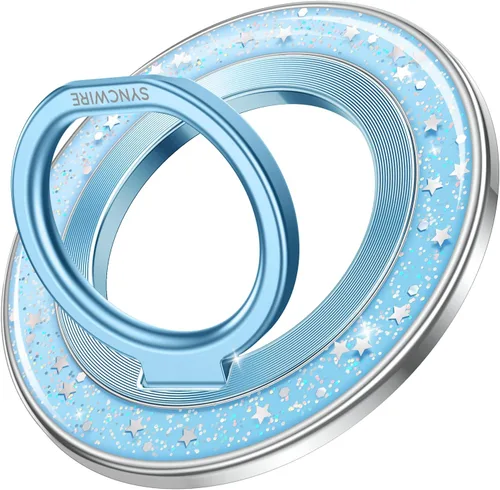 Miniatura 31 de SYNCWIRE Soporte de Anillo Magnético para Teléfono para MagSafe, Soporte de Agarre para Teléfono Celular con Rotación de 360°, Anillo para Dedo