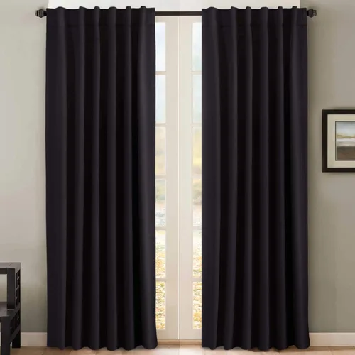 Miniatura 165 de H.VERSAILTEX Cortinas opacas con aislamiento térmico, paneles de tratamiento de ventana, cortinas opacas para oscurecer la habitación, cortinas Gris