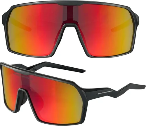 Miniatura 13 de grinderPUNCH Lentes de sol deportivos polarizados para hombres y mujeres, con protección UV, para béisbol, correr, ciclismo, esquí y pickleball