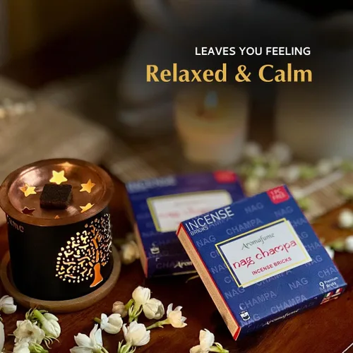 Miniatura 6 de Ladrillos y quemador de incienso Nag Champa - Super Set