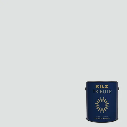 Miniatura 30 de KILZ TRIBUTE Pintura e imprimación, para interiores, semibrillante, Vintage Indigo, 1 galón Índigo Victoria