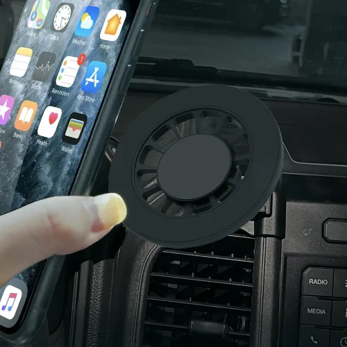 Miniatura 8 de BEERTE Soporte de teléfono para automóvil para Ford F-150 2015-2020 Soporte de teléfono móvil de sujeción eléctrica 360° giratorio ajustable f150