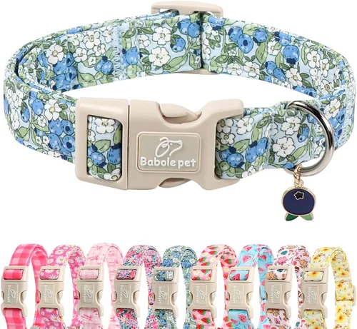 Miniatura 44 de Collar de otoño para perro, lindo collar de cachorro con hojas de otoño, ligero, cómodo, ajustable, para mascotas pequeñas, medianas y grandes