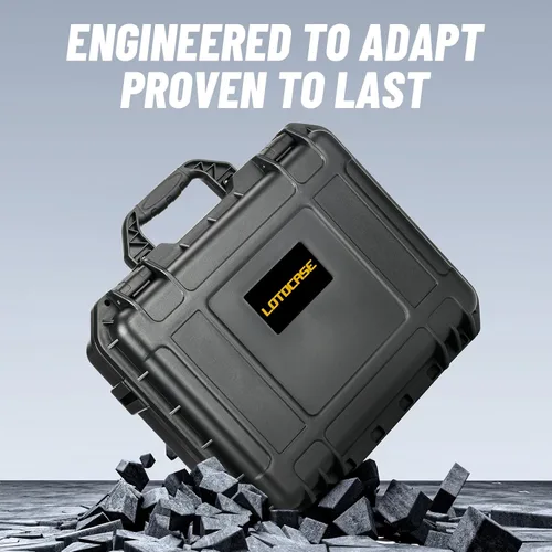 Miniatura 5 de LOTOCASE para llave de impacto y dinamométrico Dewalt - Caja de herramientas dura impermeable para juego Dewalt, bolsa de kit combinado de Capacidad