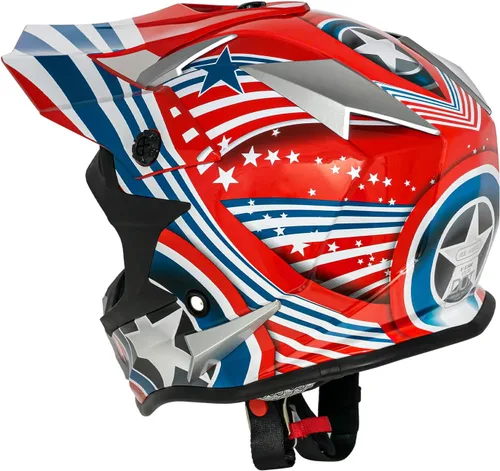Miniatura 2 de VCAN VX38 Casco para adultos ATV Motocross todoterreno, bicicleta de tierra, motocicleta de descenso con gafa, aprobado por