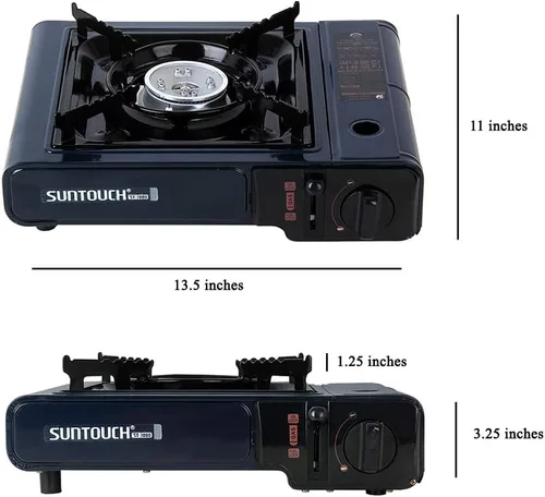 Miniatura 2 de Suntouch Estufa de gas portátil con estuche (ST-7000 azul)