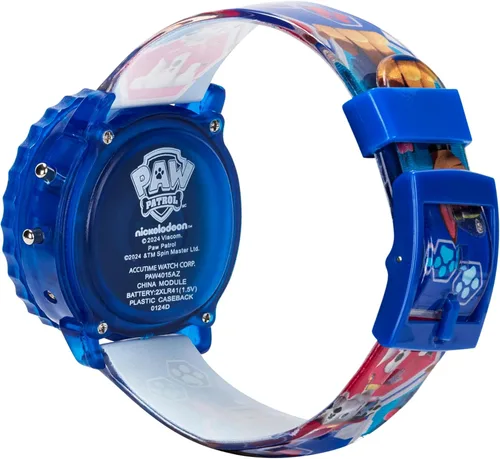 Miniatura 8 de Accutime Paw Patrol - Reloj digital para niños con caja azul, correa azul cómoda, fácil de abrochar, personaje oficial 3D en la esfera, seguro