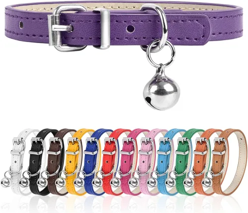 Miniatura 14 de Collar de perro XXS para Teacup, collar de perro Teacup ajustable para perros pequeños, medianos y grandes, 3/8 pulgadas de ancho (blanco, XXS)