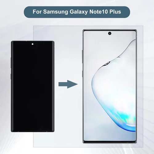 Miniatura 6 de Pantalla TFT compatible con Samsung Galaxy Note10+ Note 10 Plus SM-N975U SM-N975F/DS 6.8 pulgadas, pantalla táctil LCD con herramientas de huellas