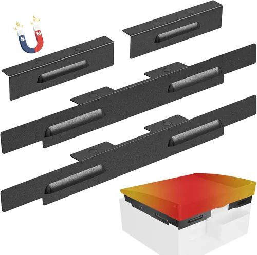 Protectores de viento para parrilla Blackstone de 17 pulgadas, pantallas de viento magnéticas, accesorios para parrilla Blackstone, compatible con