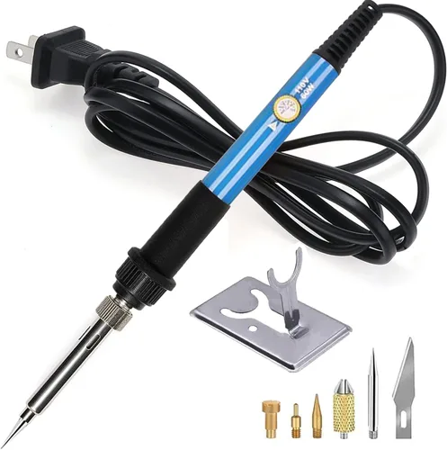 Kit de Combustión de Madera, Herramienta de Combustión de Madera con Temperatura Ajustable 200~450 ℃, Kit de Pirografía para Adultos Principiantes