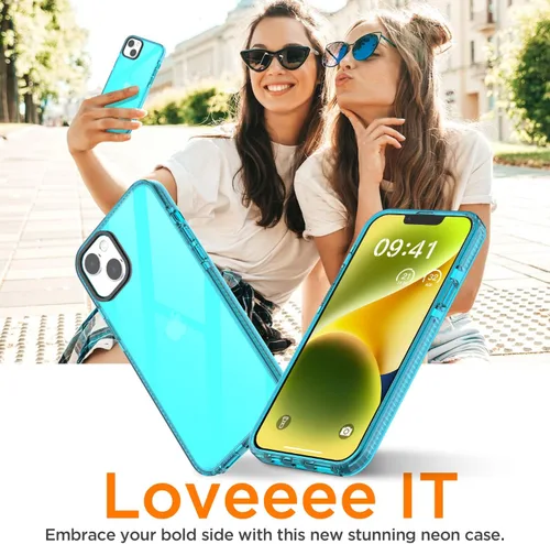 Miniatura 381 de AICase Funda protectora para iPhone 16 compatible con iPhone 16, delgada, ligera, transparente [no amarillenta] Diseño vibrante