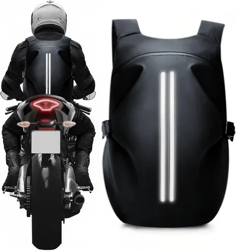 Miniatura 14 de Mochila para Casco de Motocicleta, Mochilas Impermeables para Montar para Hombres, Accesorios para Motocicletas, Bolsas de Montar en Moto, Mochilas