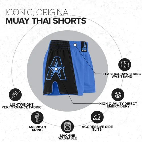 Miniatura 46 de Anthem Athletics Pantalones cortos de Muay Thai para hombre, pantalones cortos de Muay Thai para mujer - Kickboxing Short Boxing Trunks 5050 Classic
