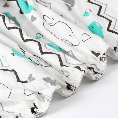 Miniatura 7 de BROLEX Sábanas bajeras para cuna para bebé: Juego de 2 para colchón de cuna de tamaño estándar para niños y niñas - Sábanas de punto jersey