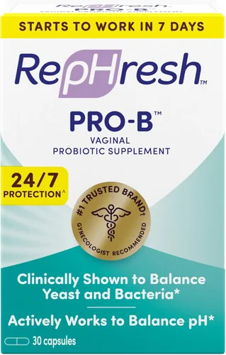 Miniatura 5 de Jarrow Formulas Lactoferrina 250 mg - Glicoproteína de apoyo inmunológico y suplemento probiótico RepHresh Pro-B para mujeres, 30 cápsulas orales