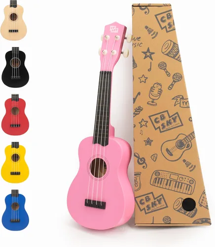 Miniatura 10 de Ukelele soprano 21"/53cm para niños, principiantes y estudiantes (negro)