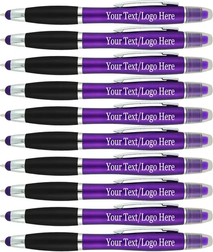 Miniatura 8 de SyPen Bolígrafos personalizados con resaltador de gel y lápiz capacitivo, paquete de 200 unidades, impresión a granel, resaltador bíblico de 3