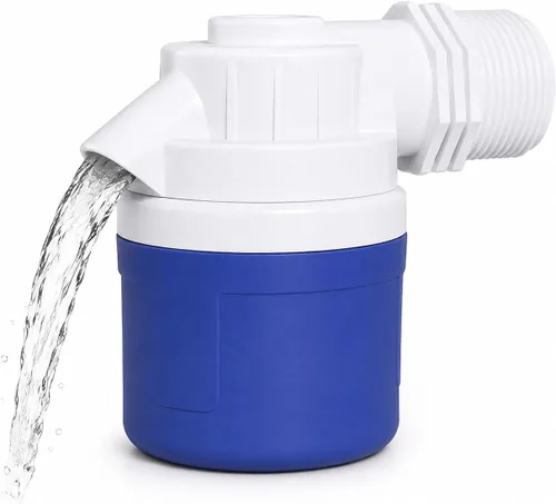 Miniatura 8 de Válvula de flotador de agua automática roscada NPT de 1 pulgada, válvula de control automático de nivel de agua de PVC resistente para canal de agua