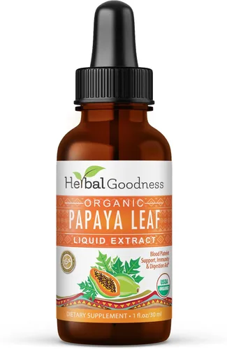 Miniatura 6 de Herbal Goodness Extracto de hoja de gordolobo - Gota de gordolobo para desintoxicación de pulmones, propiedades de expectorantes herbales