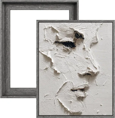 Miniatura 30 de FOLKOR Floating Frame for 8x10 Inch Canvas Painting with 0.6-0.8" Deep, 2 Pack Canvas Floater Frame Living Room Decor, Wall Art frame for Prints Oil