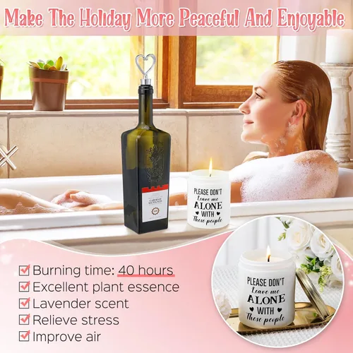 Miniatura 3 de 11 unidades, regalos de despedida para compañeros de trabajo, mujeres, cesta de regalo de despedida para mujer, mujer, jefa (despedida, rosa)