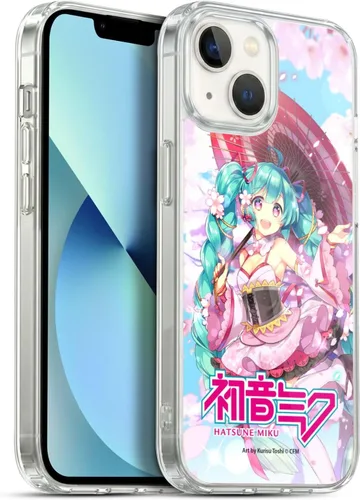 Miniatura 227 de Head Case Designs Licencia Oficial Hatsune Miku Gráficos Lindos Carcasa de Gel [Protección de Grado Militar] Compatible con Apple iPhone 7