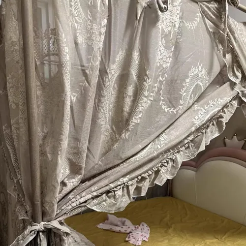 Miniatura 7 de Obokidly Oldshools - Mosquitera de encaje retro estilo moderno para niñas, adultos, mujeres, cama Queen King Cal