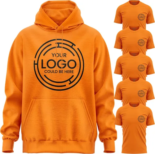Miniatura 7 de Camisas de trabajo para hombre, paquete de 5, 1 sudadera, uniformes de trabajo personalizados Hi Vis, alta visibilidad, camisas personalizadas
