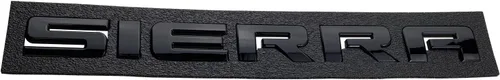 Miniatura 6 de 1x Emblema Cromado Sierra COMPATIBLE CON GMC Puerta Trasera Portón Trasero PORTÓN ELEVADOR Insignia Letras Nombre 3D Realzado Adhesivo Fuerte