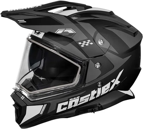 Miniatura 7 de Castle X CX200 Dual Sport Casco de Nieve (Negro Mate - Extra Pequeño)