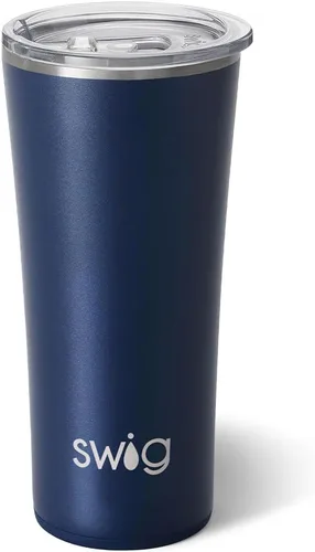 Miniatura 10 de Swig Life - Vaso aislante de 22 onzas, vaso de viaje para café con tapa, taza de viaje para café apta para portavasos, acero inoxidable (Aqua)