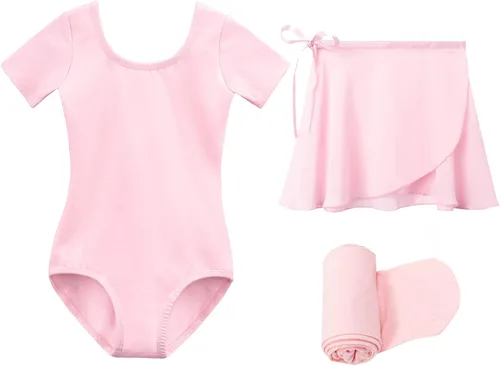Stelle - Leotardos de ballet para niñas - Conjunto de vestido de danza con falda y medias (infantes, niñas pequeñas y niñas grandes)