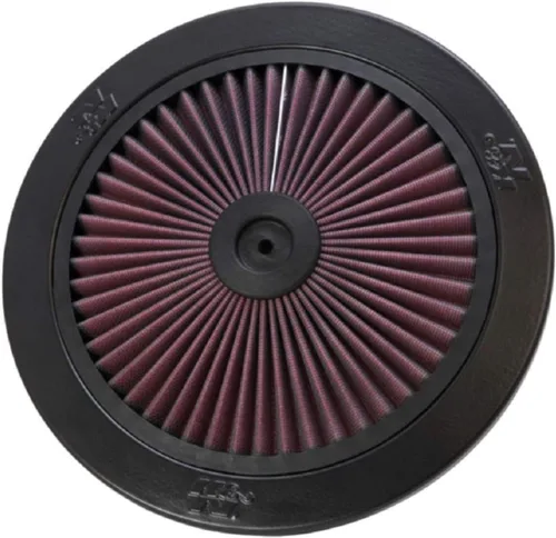 K&N X-Stream Filtro superior: Alto rendimiento, Premium, Lavable, Filtro de motor de repuesto: Altura del filtro: 1 In, Forma: Tapa Redonda, 66-1101