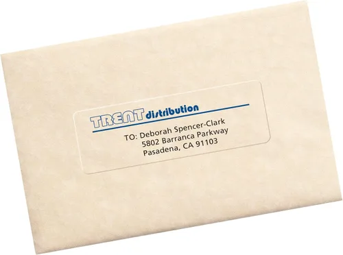 Miniatura 5 de Avery Printable Address Labels with Sure Feed, Matte Clear, 1-1/3" x 4", 350 Mailing Labels (08662)
