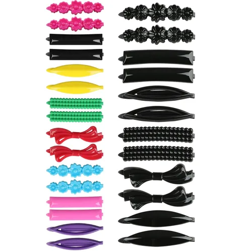 Miniatura 14 de Juego de 32 pinzas para el cabello, pasadores de pelo para mujeres y niñas, accesorios para el cabello grueso, fino y normal, pequeños, multicolor