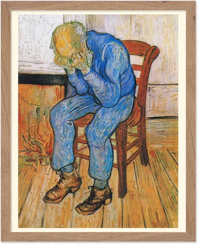 Miniatura 75 de Poster Master Póster clásico de Van Gogh, impresión impresionista vintage, regalo para artista, pintor, autorretrato, sombrero de paja, dibujo