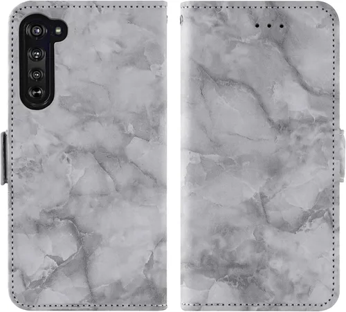 Miniatura 5 de Asuwish Compatible con Moto Edge 5G y protector de pantalla de vidrio templado, accesorios para celda, soporte de ranura para tarjetero, soporte