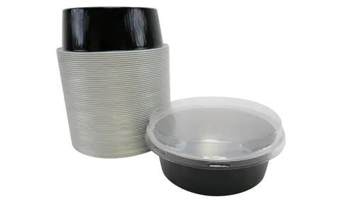 Miniatura 9 de KitchenDance - Vasos desechables de aluminio de 5 onzas, de colores, para hornear #A41- Paquete de 100