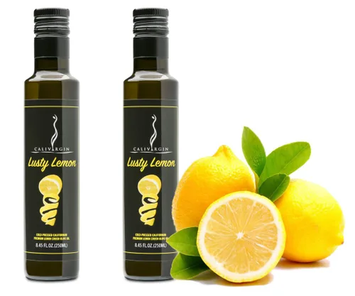 Miniatura 8 de Calivirgin Bountiful Aceites de oliva triturados con sabor a albahaca y ajo culpable, sabor fresco 100% natural, sin aditivos ni conservantes