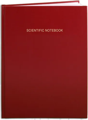 Miniatura 6 de BookFactory LiRPE-048-SLR-A-LKT21 - Cuaderno científico negro con 48 páginas (formato rayado de 0.25 pulgadas), cubierta negra, tapa negra, cuaderno