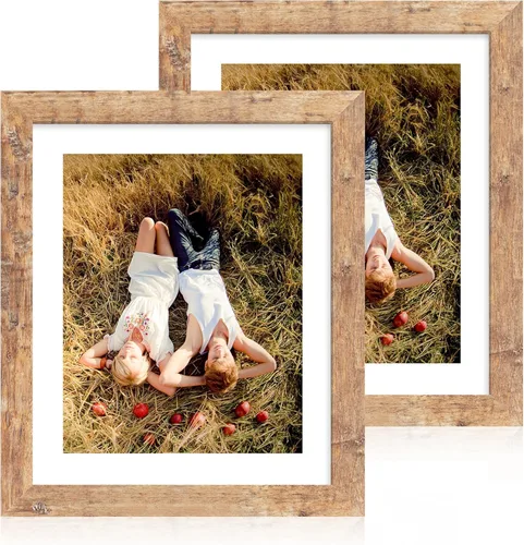 Miniatura 91 de iRahmen - Juego de 2 marcos de fotos de 4 x 6, marco de madera negro con cristal de alta definición, para mostrar fotografías de 3.5 x 5