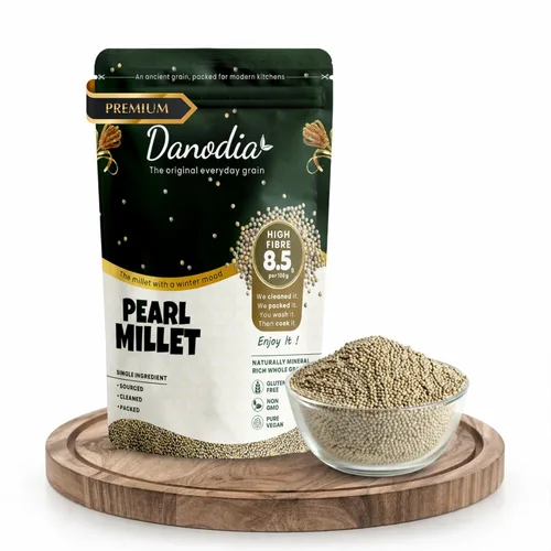 Miniatura 14 de Danodia Foods Grano de mijo de sorgo, 33.51 oz / 2 libras Grano de sorgo blanco Jowar, mijo de grano entero, grano sin gluten para cocinar